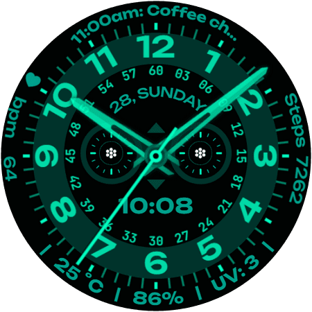 RE67 watch face